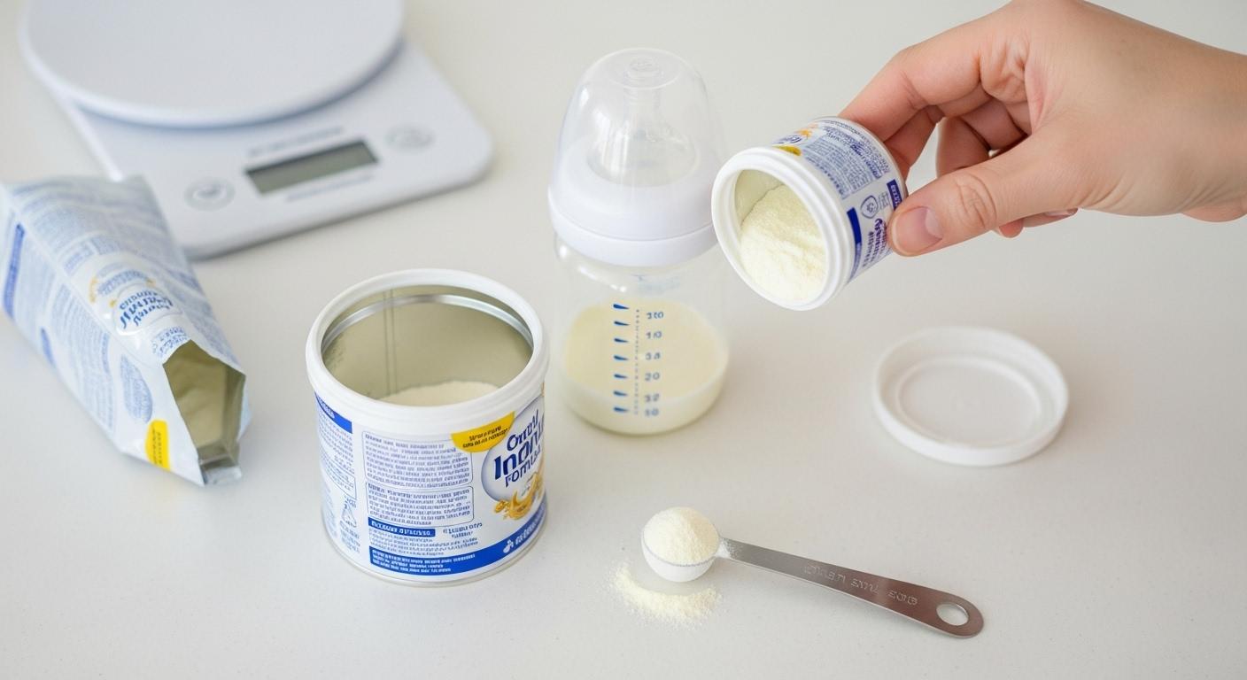 초기 이유식 분유량