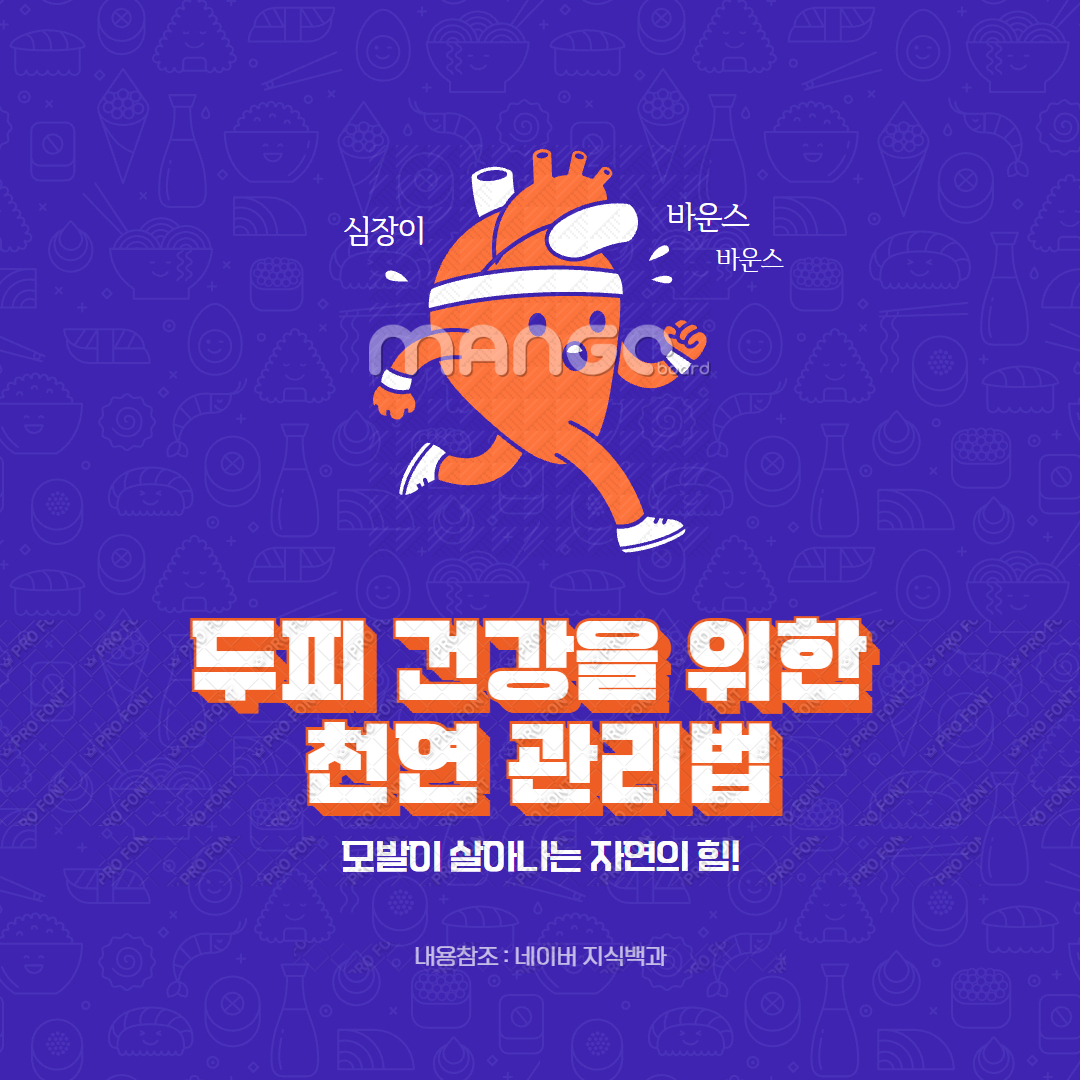 두피 건강을 위한 천연 관리법