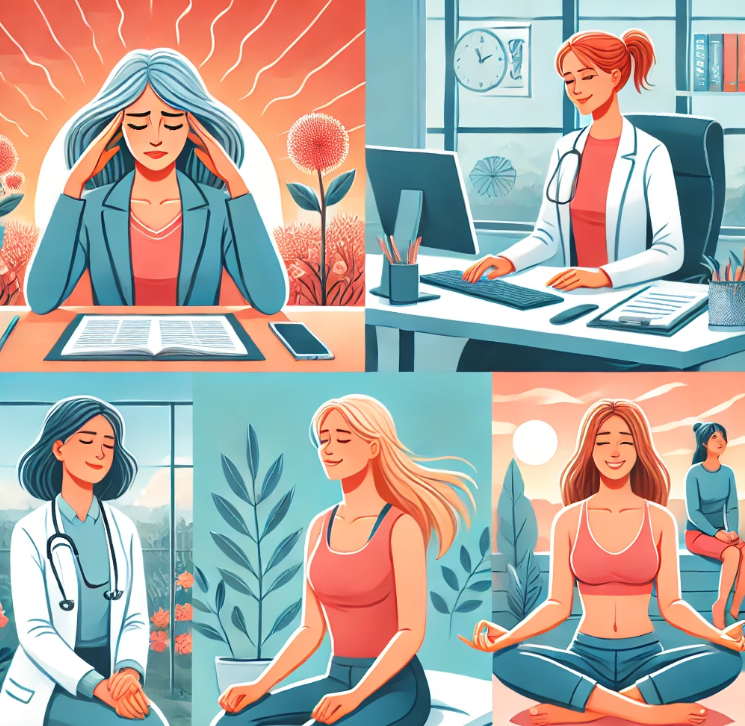 갱년기 극복과 관련된 이미지