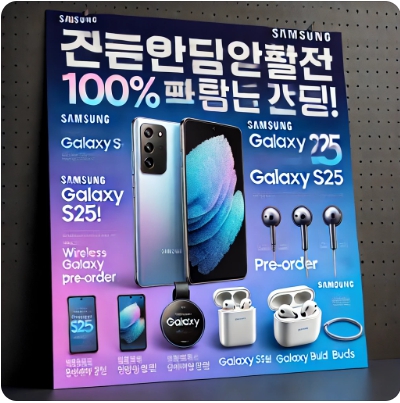 갤럭시S25 사전예약 사은품 총정리!