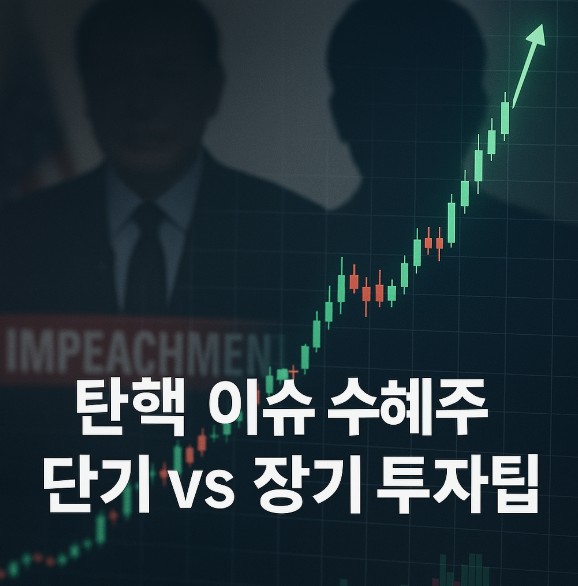 탄핵 이슈 수혜주, 단기 vs 장기 투자팁 주제의 포스트에 대한 이미지입니다.
