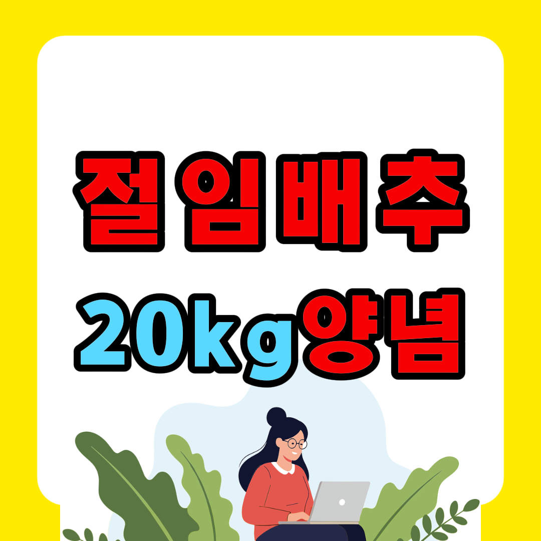절임배추 20kg 몇포기, 김장김치20키로 양념 총정리, 김장김치양념 만드는법, 김장김치 양념 레시피