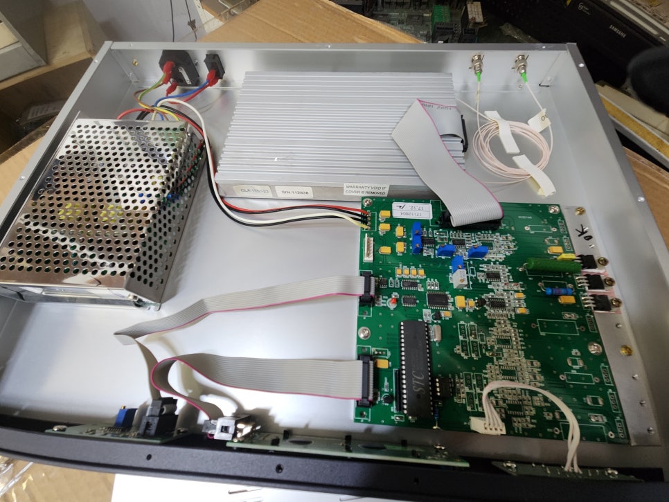 창조통신(주) 광증폭기 CJT-OPA2150: 광출력 저하 및 불안정 복구 수리 완료