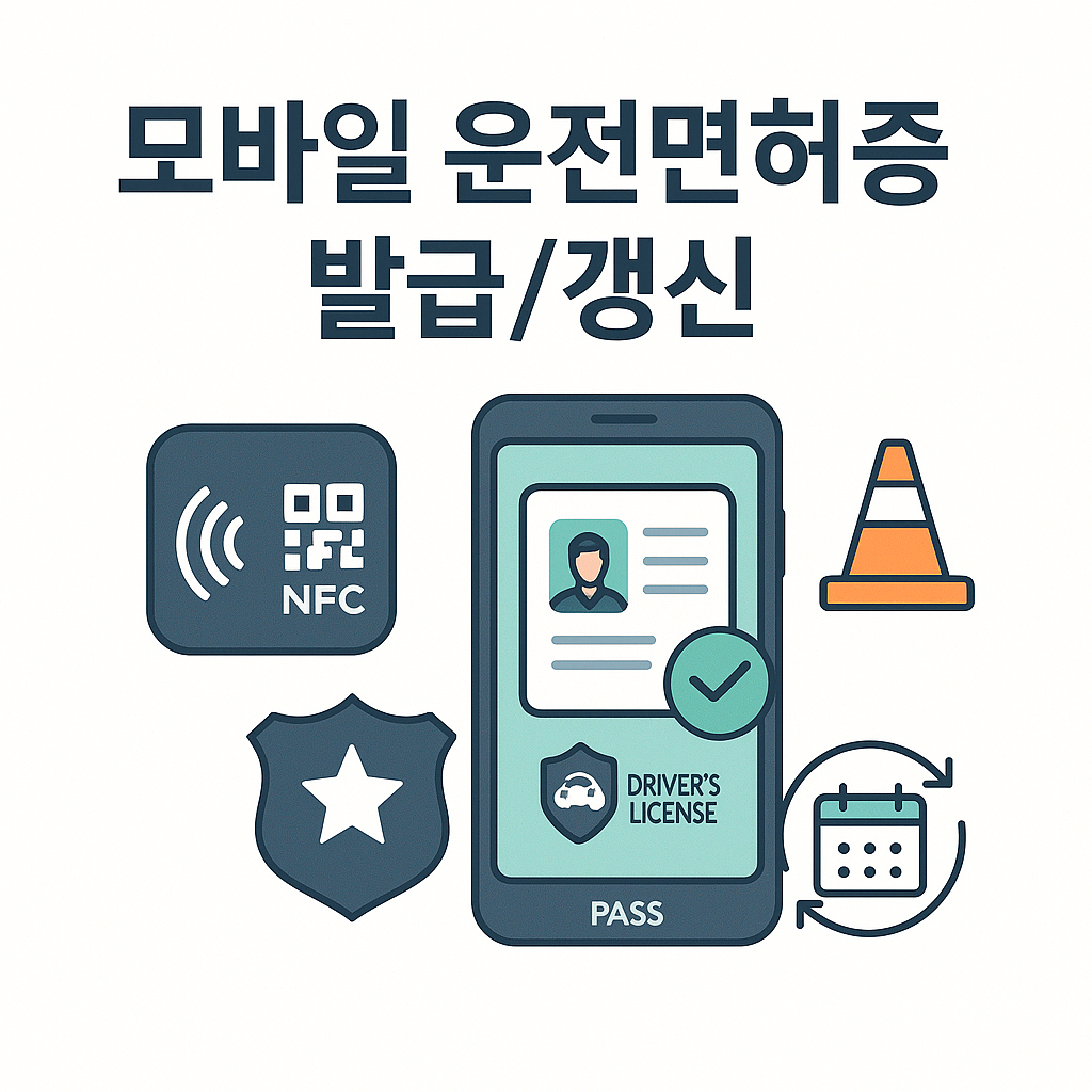 모바일 운전면허증 발급/갱신 2025