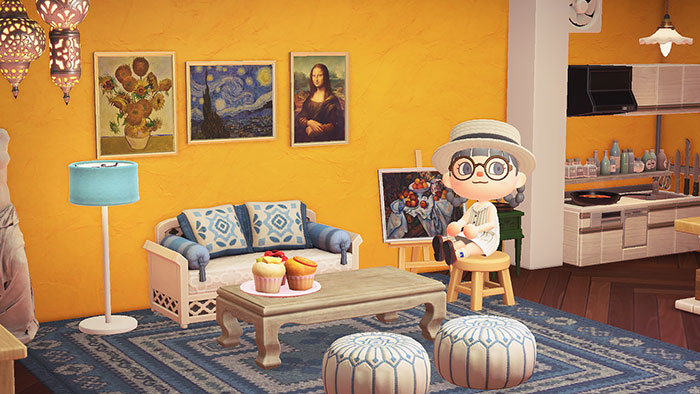 모동숲 해피홈 파라다이스 - 릴리의 그림교실