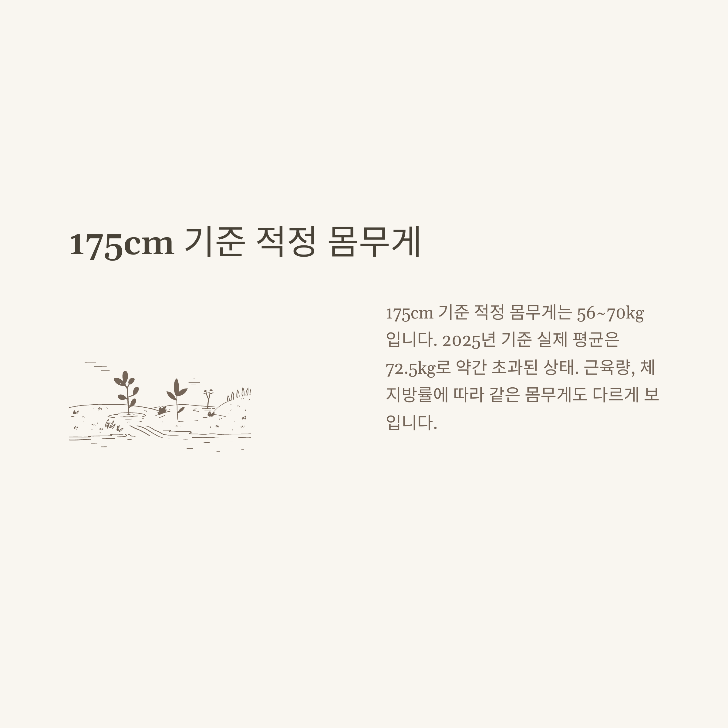 남자 평균 몸무게부터 키·BMI·계산법까지｜170·175 기준 완벽 분석5