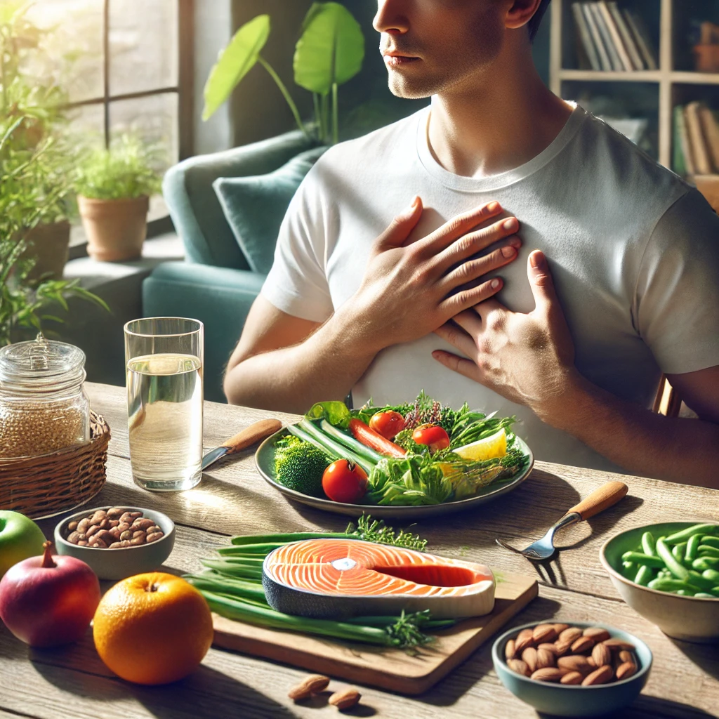 천식 증상 완화를 위한 건강한 식사 이미지