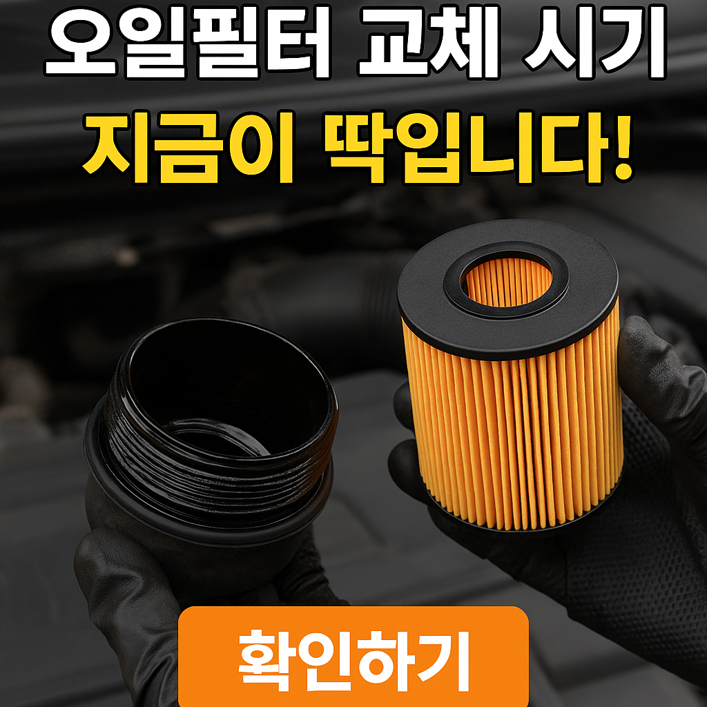 오일필터 교체 언제 해야 할까?｜엔진오일과 함께 바꿔야 하는 이유 (2025 최신판)