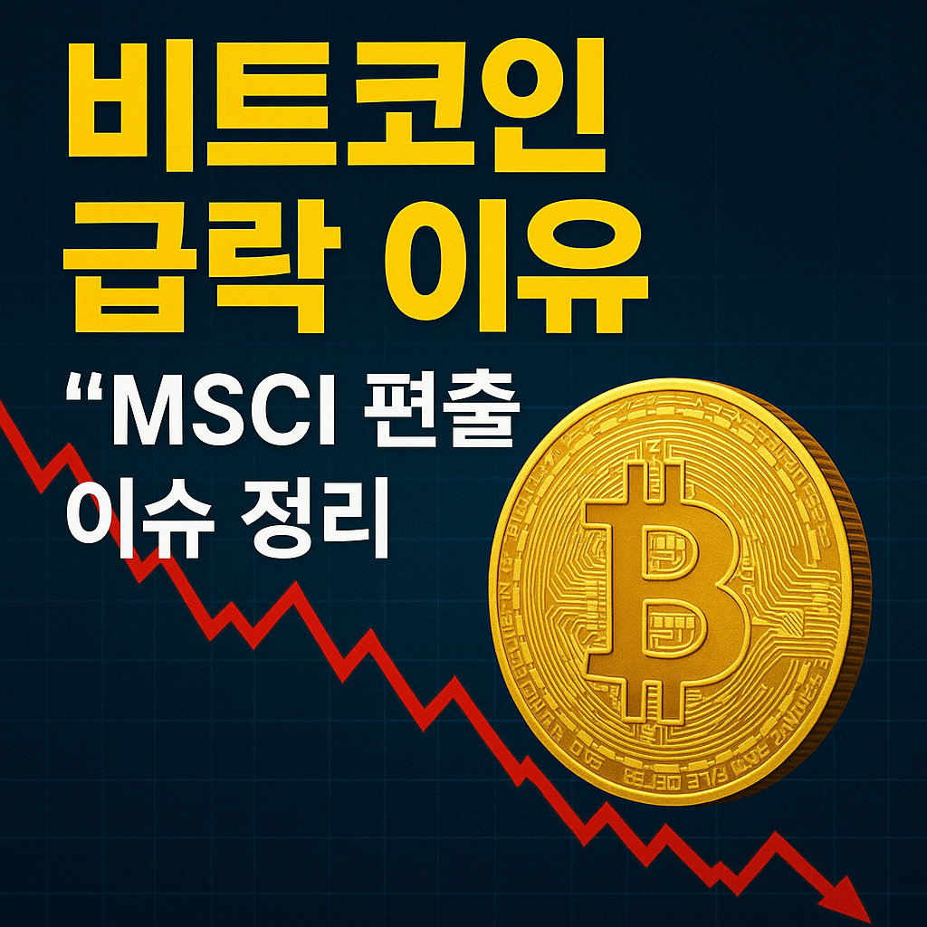비트코인 급락 이유 90%만 풀어드립니다 ❘ MSCI 편출 이슈 정리