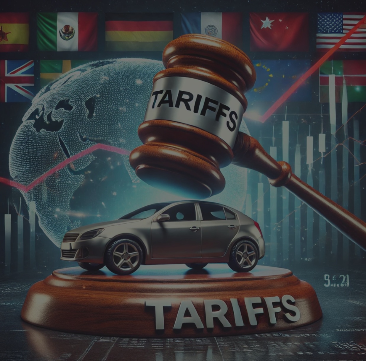 자동차 관세 부과 사진