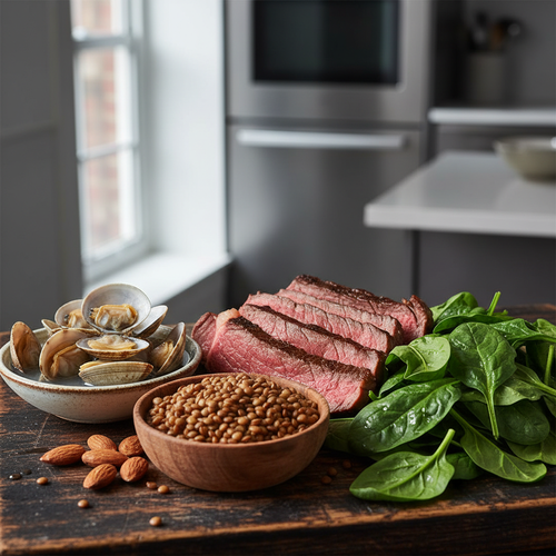 지금 바로 식탁에 올리세요! 철분 많은 음식 TOP 5