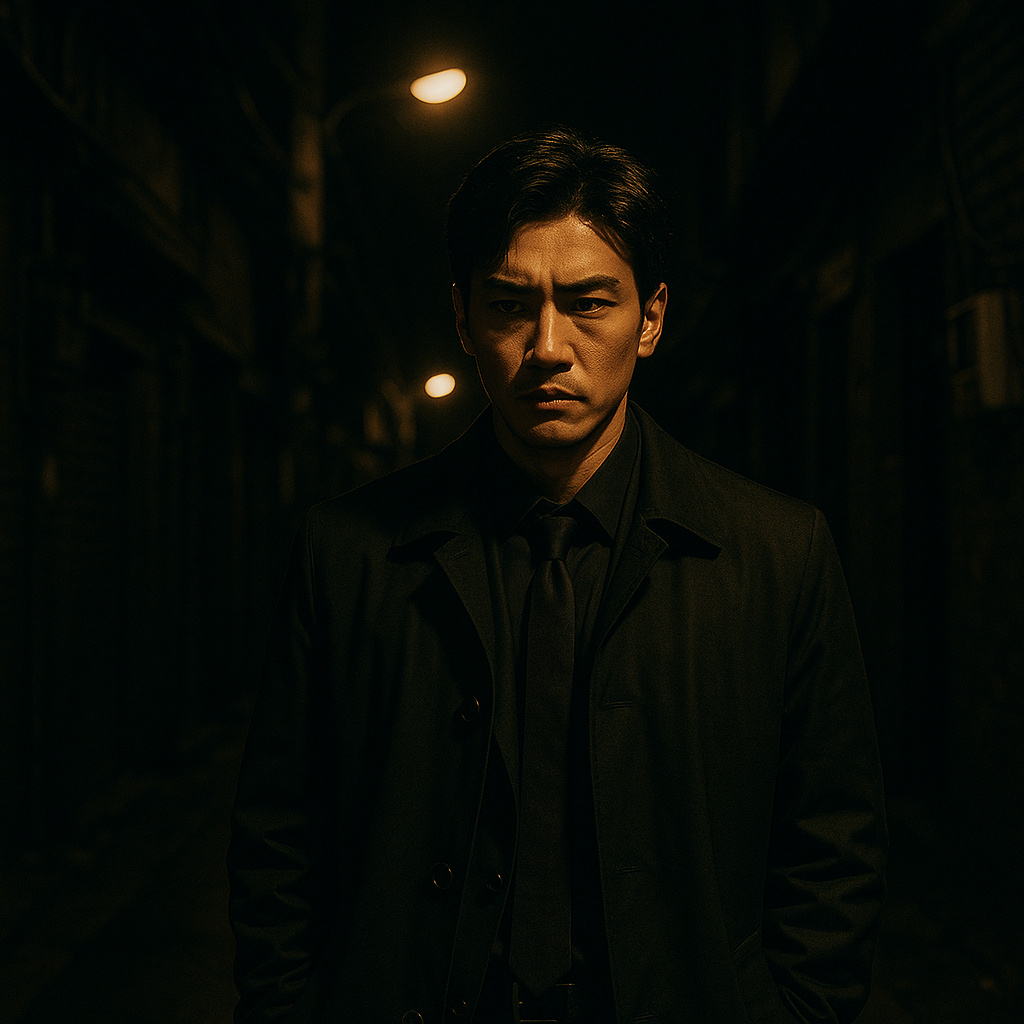 어두운 골목에 선 남자, 한국 느와르 분위기