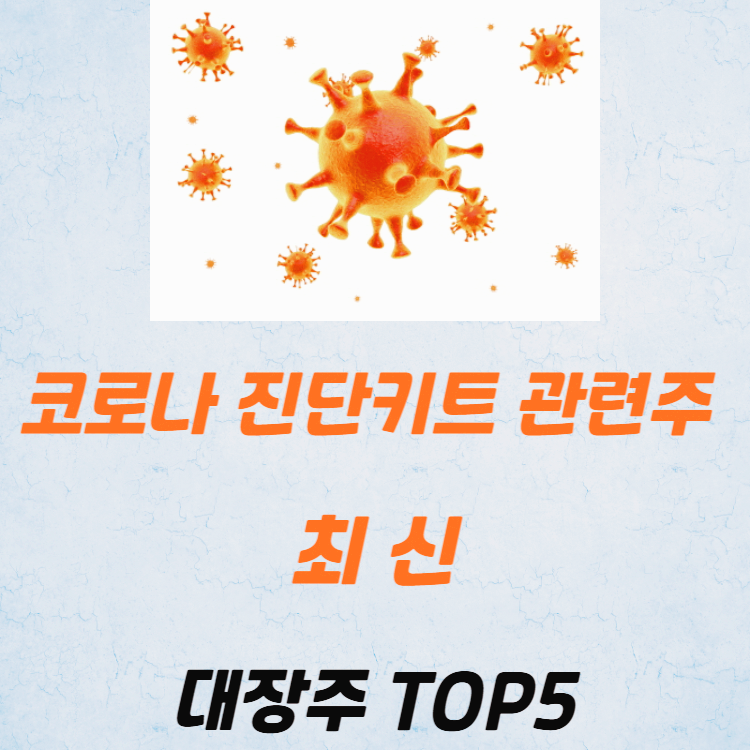 코로나 관련주 대장주 진단키트 테마주 TOP5