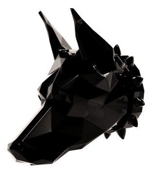 루크타 명품 도베르만 에디션 고급 차량용 송풍구 방향제 디퓨져, 딥 블랙, 블랙 머스크 블랜드