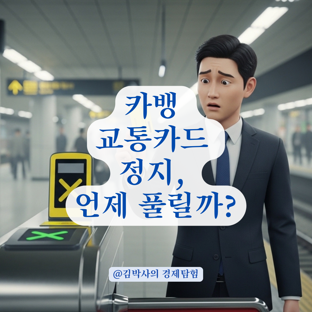 카뱅 후불교통카드 이용 정지 후 정상화까지 걸리는 소요 시간은 어떻게 될까?