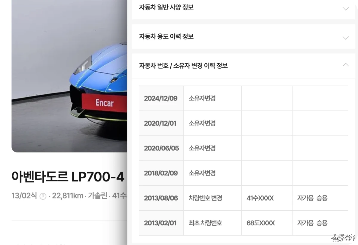 아벤타도르-소유자-변경-이력