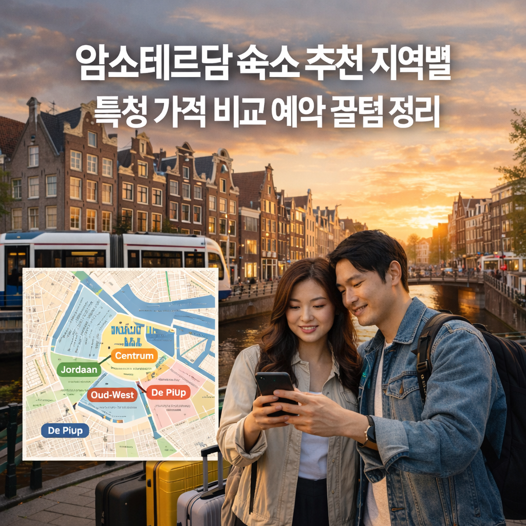 암스테르담 숙소 추천 지역별 특징 가격 비교 예약 꿀팁 정리