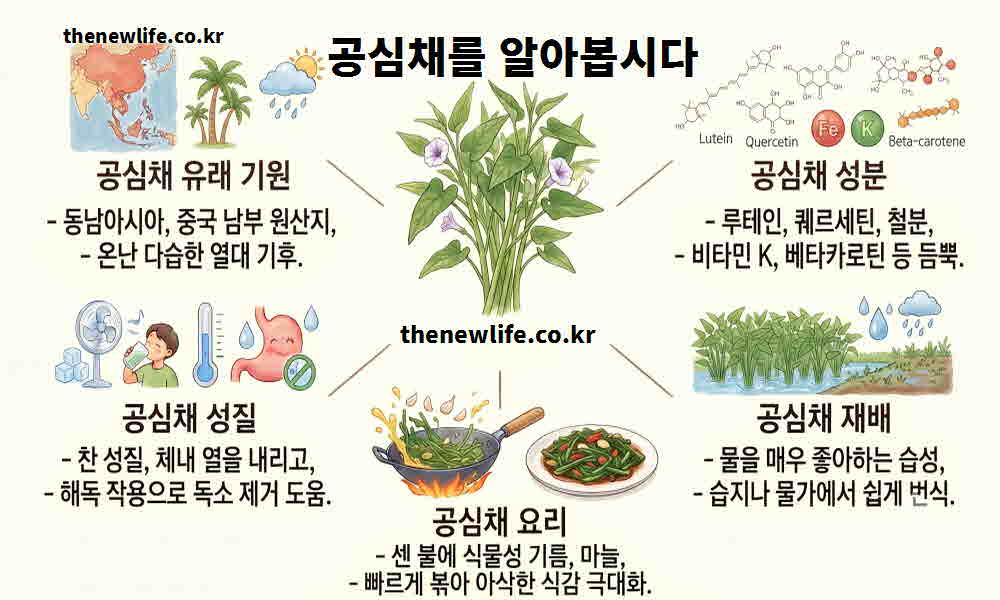 공심채 효능 기본 정보