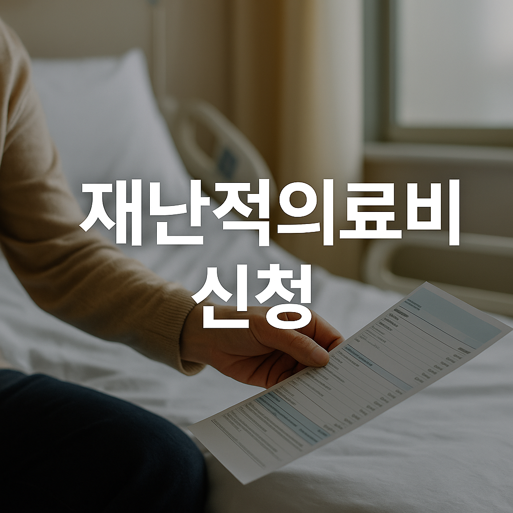 2025 재난적의료비 지원금 신청방법, 꼭 알아야 할 꿀팁 총정리