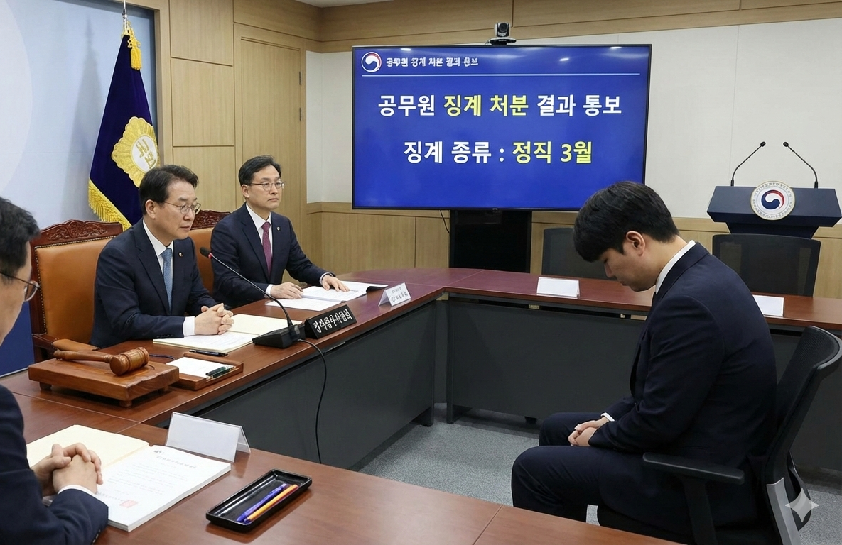 공무원 징계의 종류 절차 사진