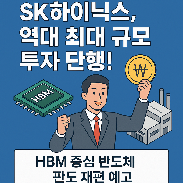SK하이닉스, 역대급 25조 투자! HBM 반도체 시장의 판을 바꾼다