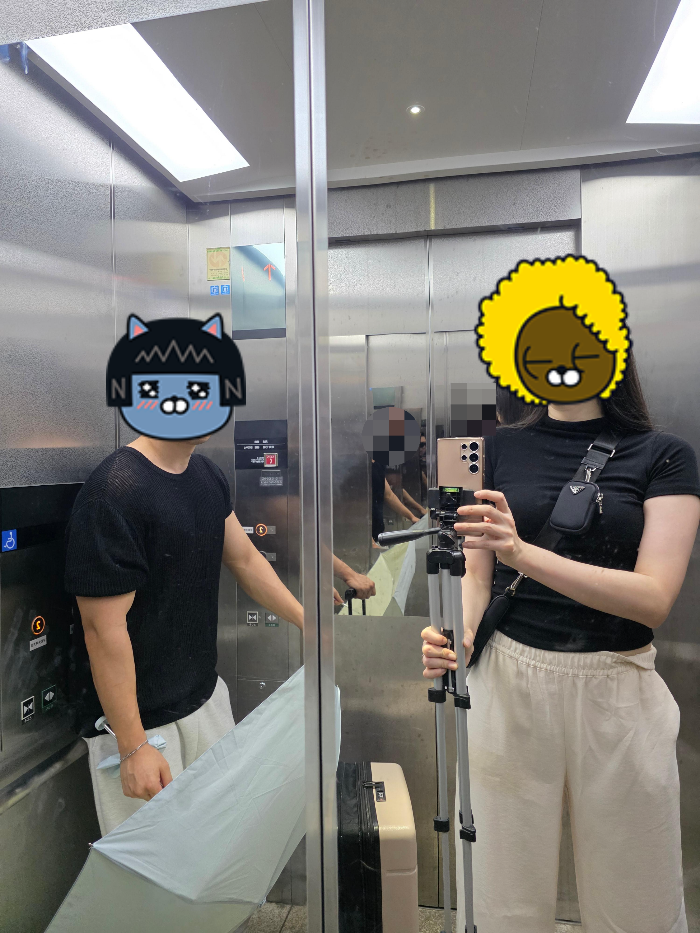 나리타산 신쇼지 산책 이미지3 엘레베이터