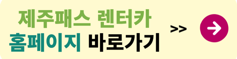 제주 렌트카 추천