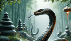 뱀이 불 속에 있는 꿈해몽