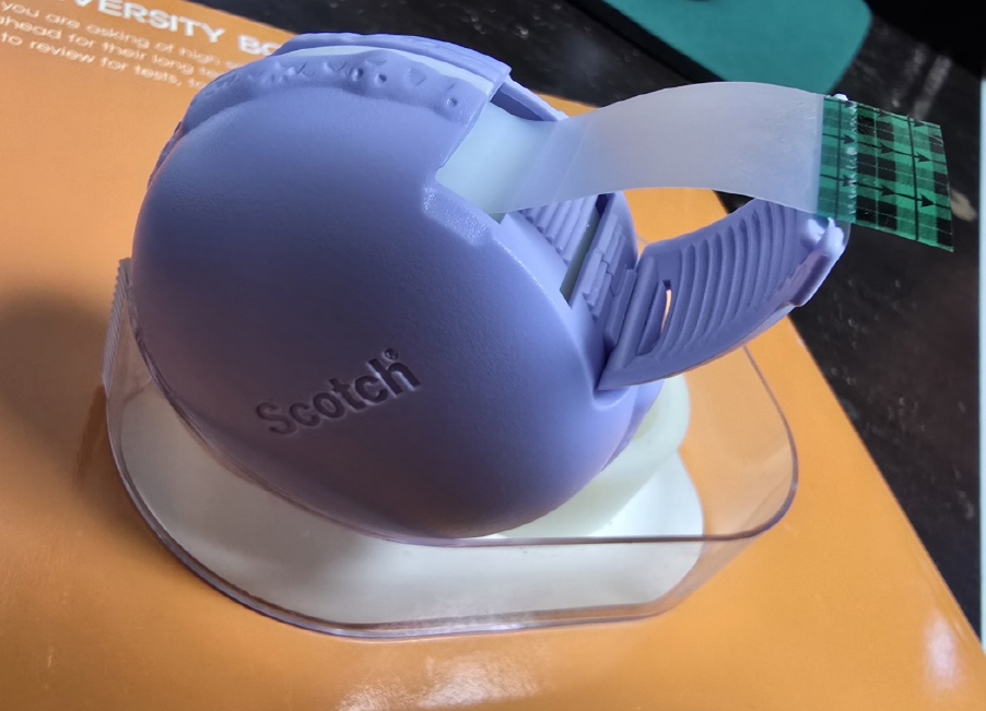 다이소 마카롱 본체 커버 닿은 모습