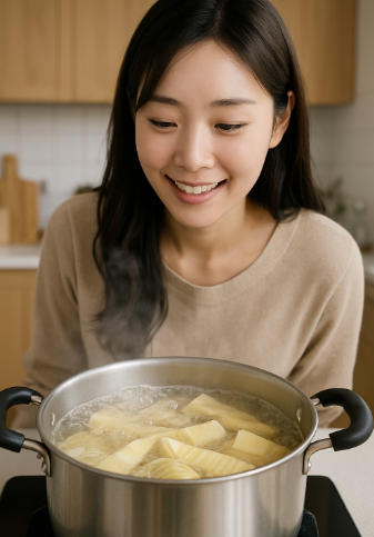 죽순 삶는법 단계별 요령 6