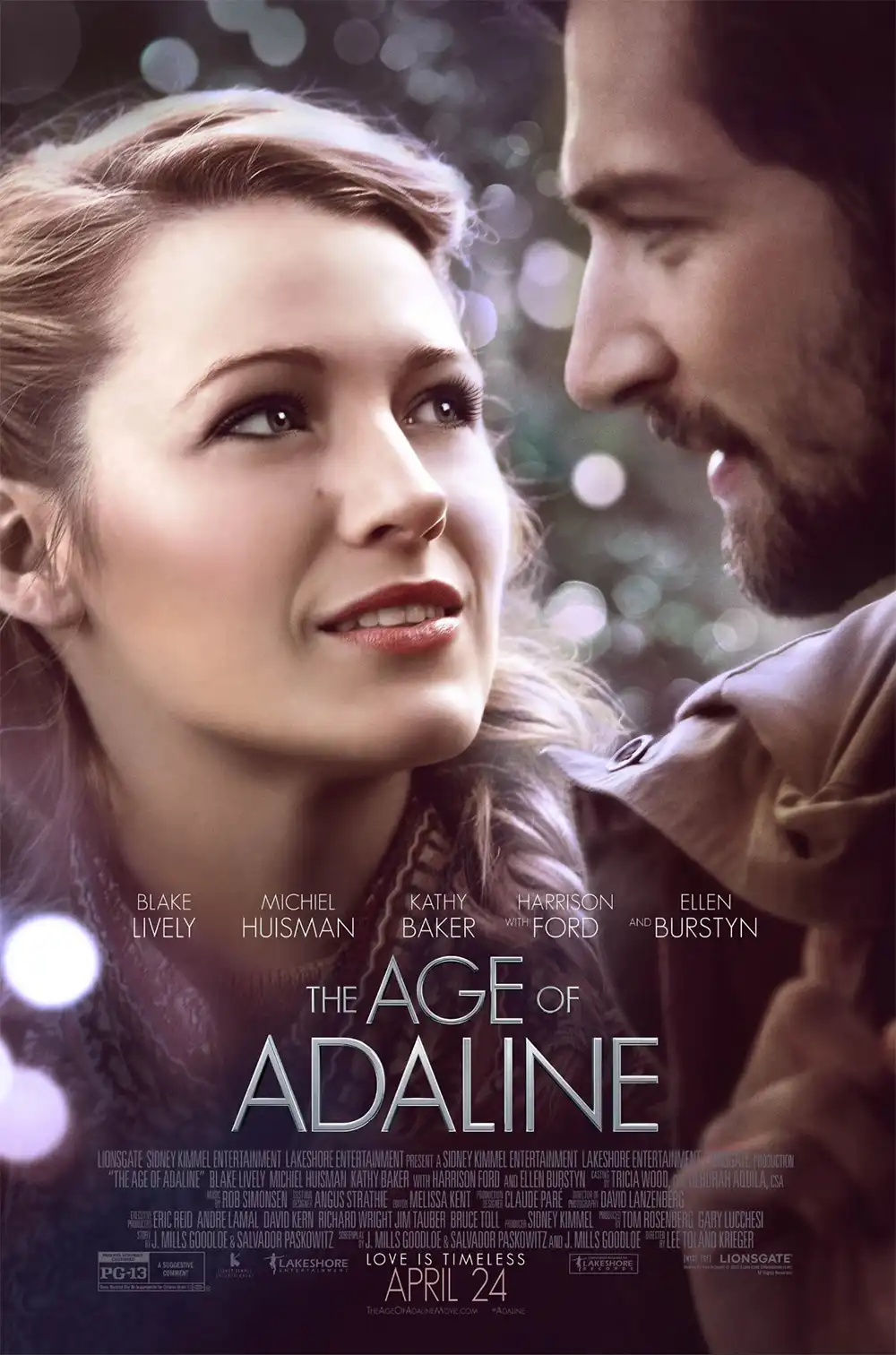 아델라인 : 멈춰진 시간 (The Age of Adaline, 2015) 영문 영화포스터