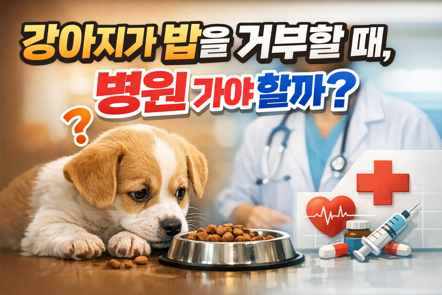 강아지가 밥을 거부할 때