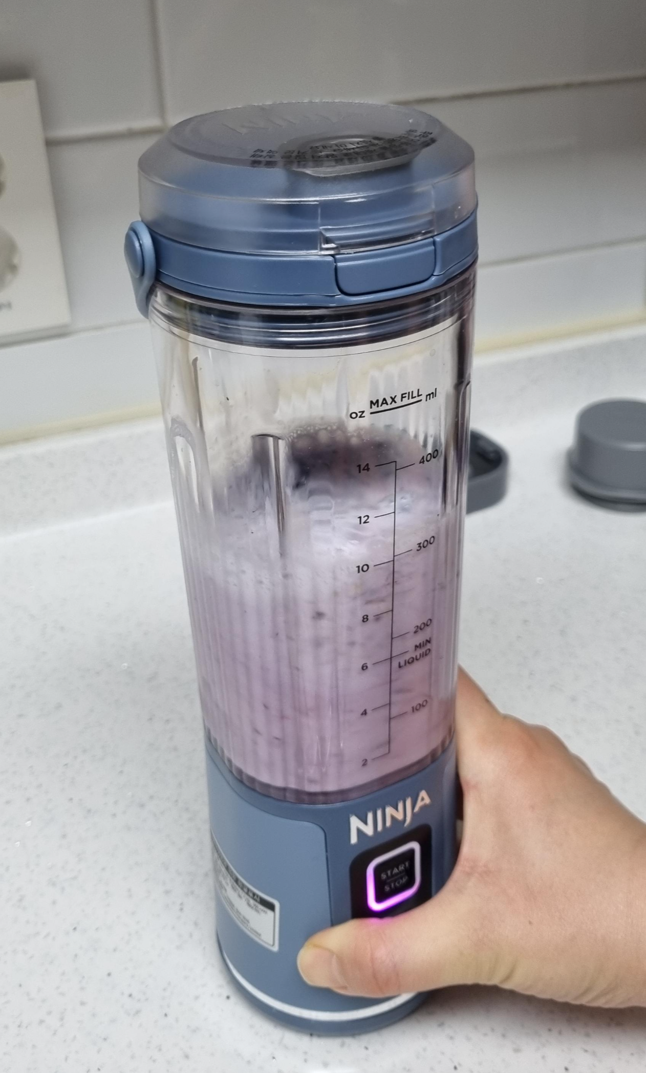 블루베리 바나나 스무디