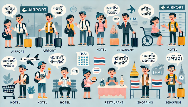 태국 여행을 위한 기본 태국어 회화