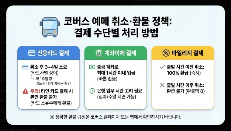 2026 설날 코버스 예매 완벽 가이드