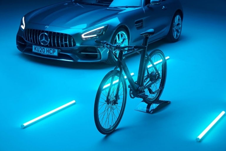 벤츠 전기자전거 사진