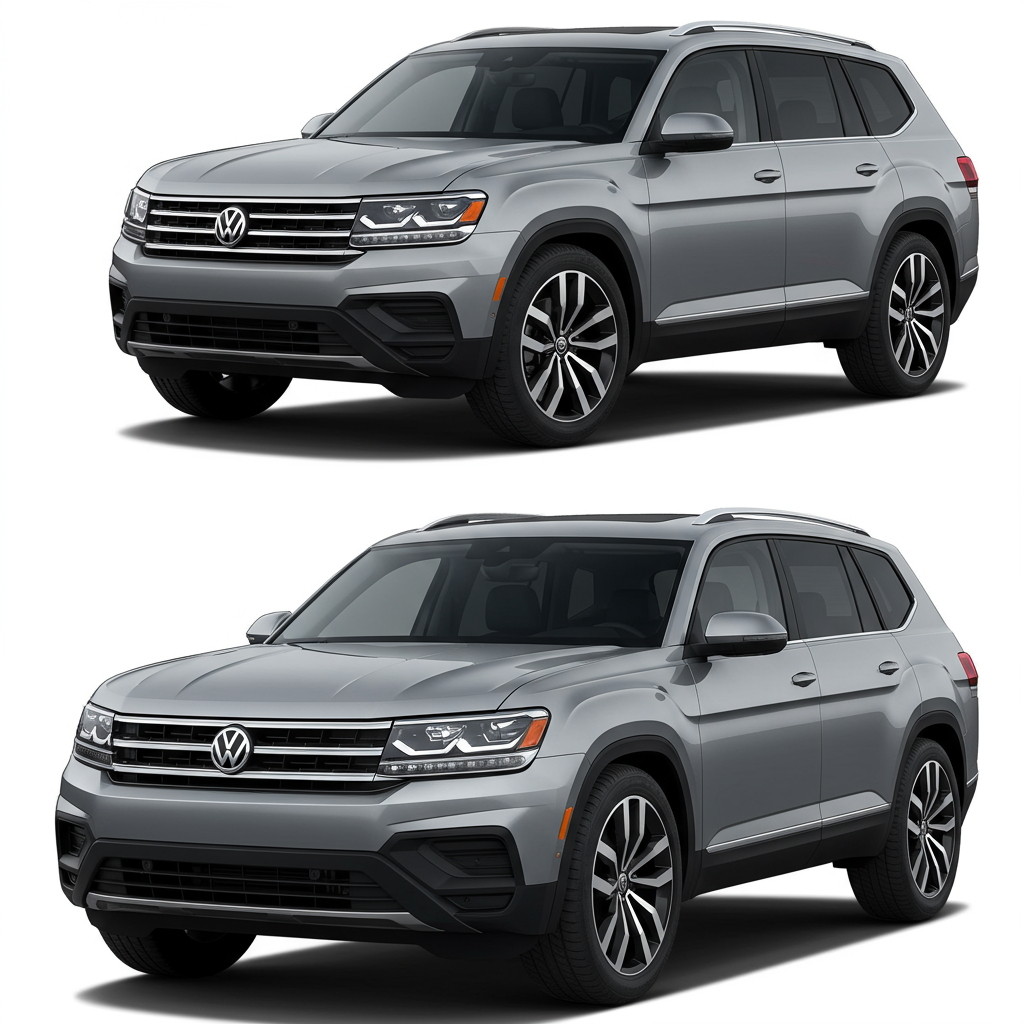 압도적인 존재감, 폭스바겐 아틀라스 외관 디자인 분석