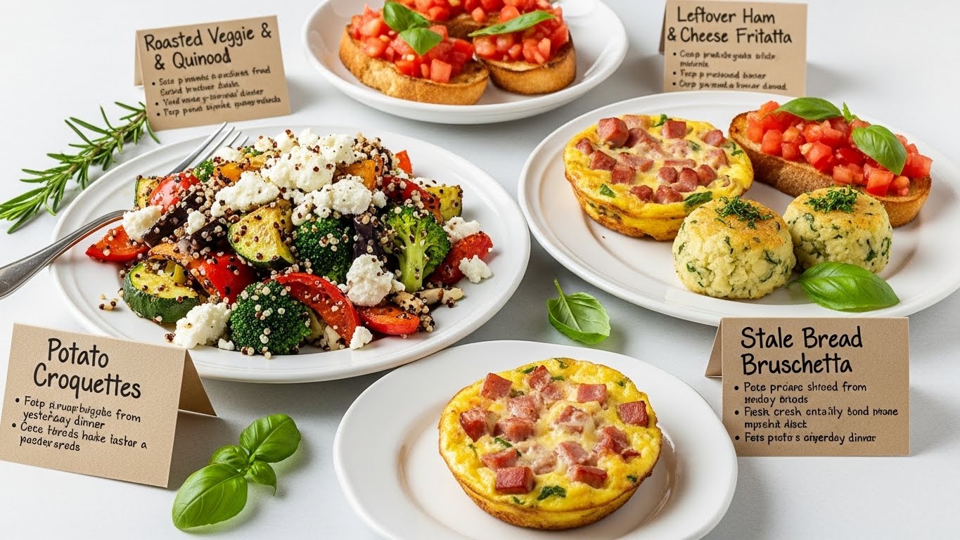 음식이 남았을 때 활용하는 재조리 아이디어로 식생활을 가볍게 만드는 방법