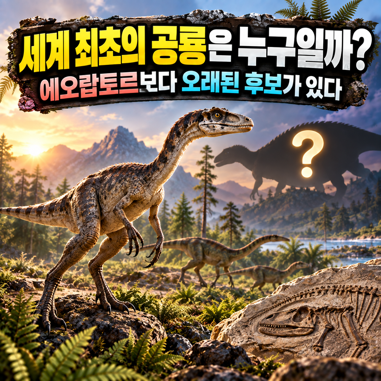 세계 최초의 공룡은 누구일까