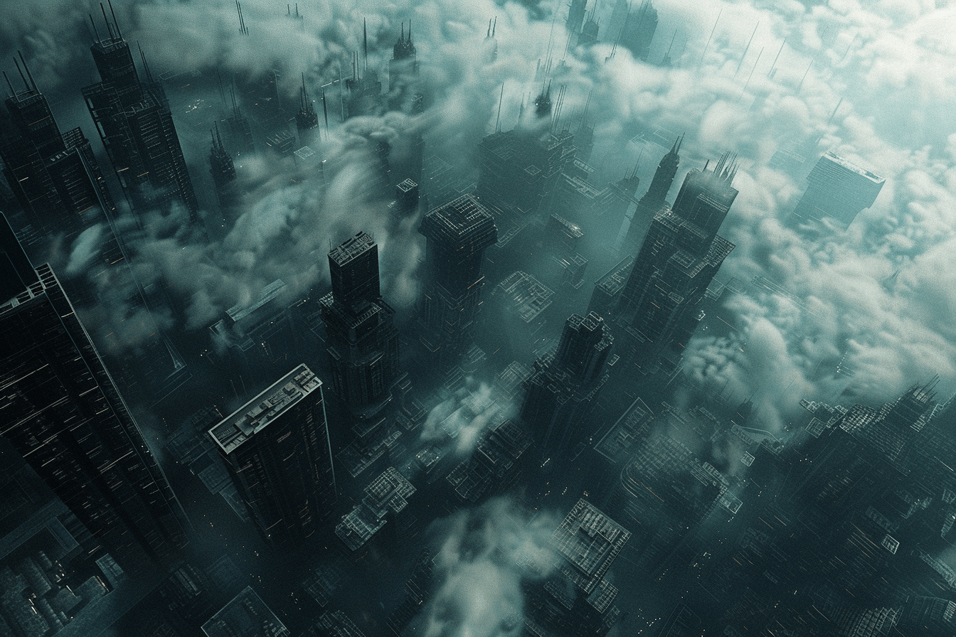 안개가-자욱한-도심-이미지