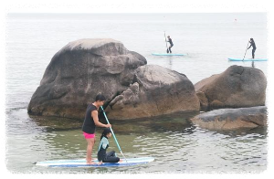 서핑 입문자에게 추천되는 죽도해변