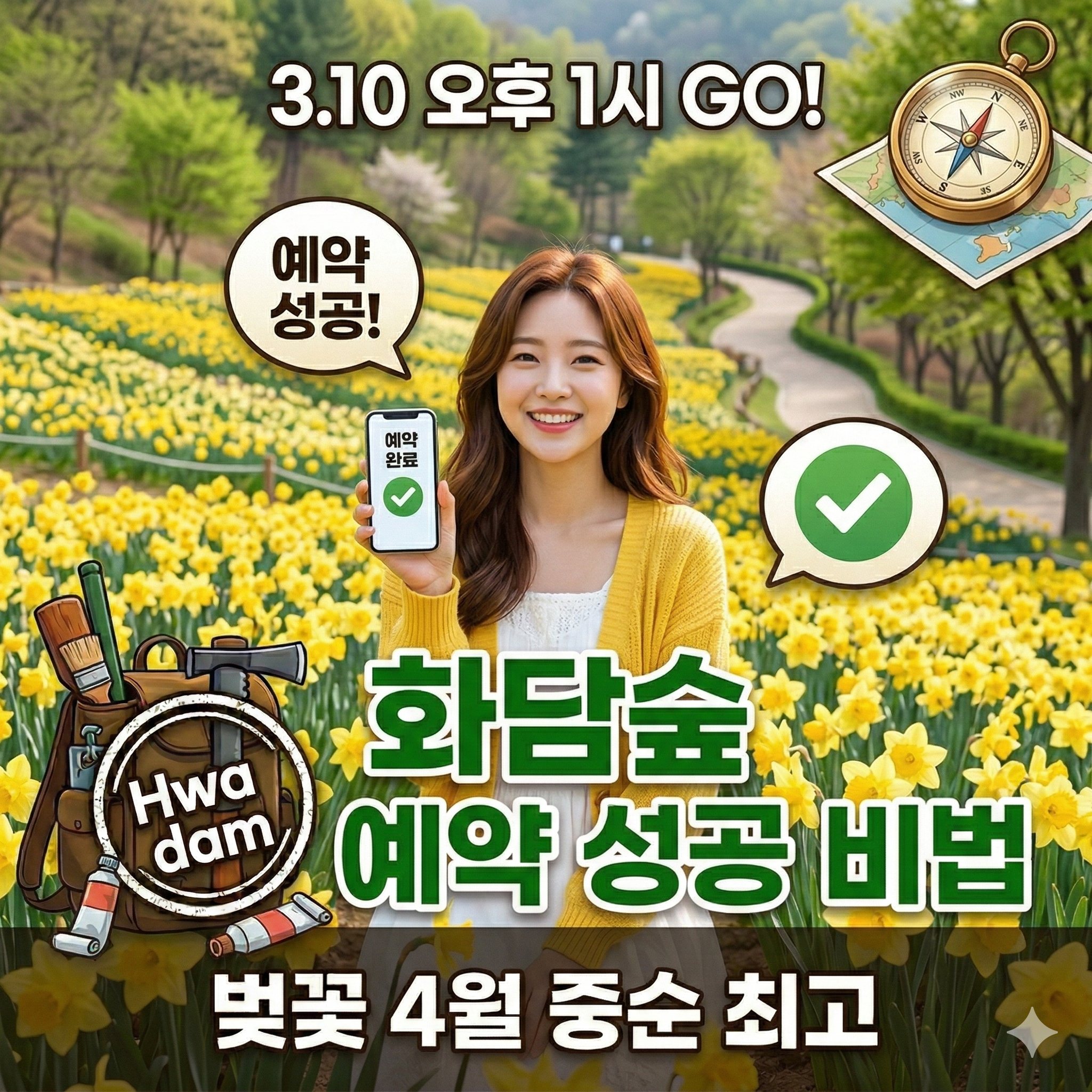 화담숲 예약 3월 10일부터, 성공하는 방법