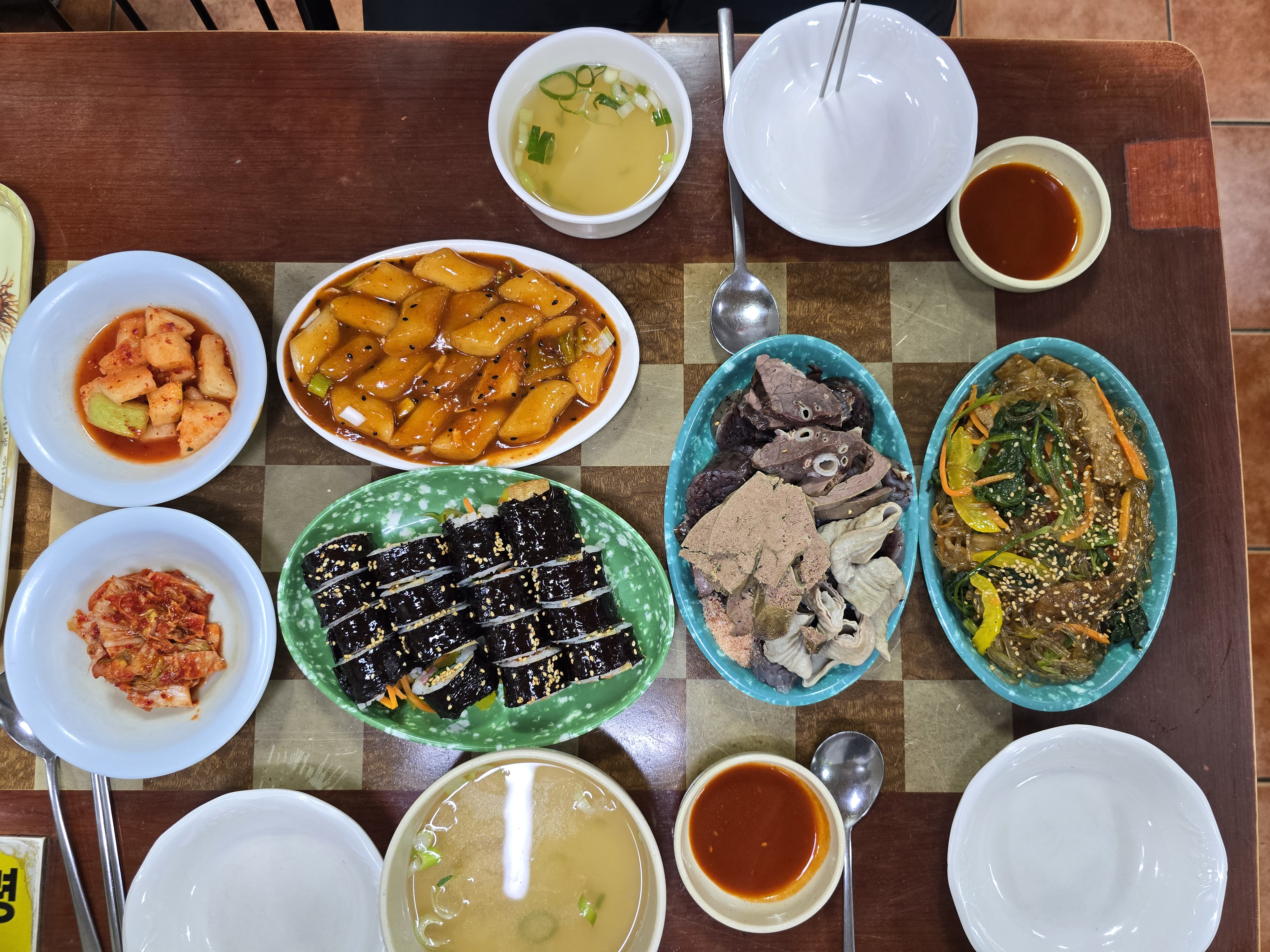 주문한 메뉴 전체 모음 사진