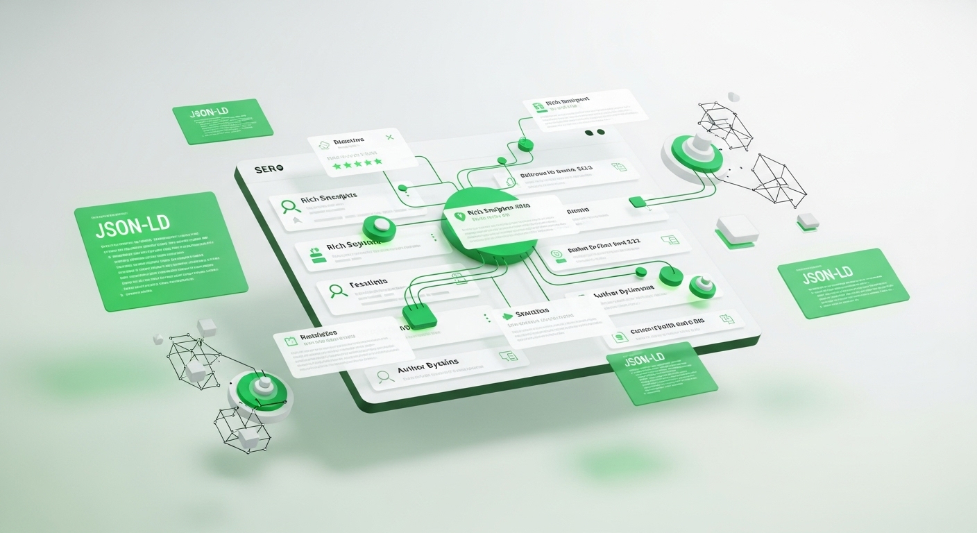 AEO 최적화를 위한 스키마 마크업 구성 방식 비교 가이드 이미지