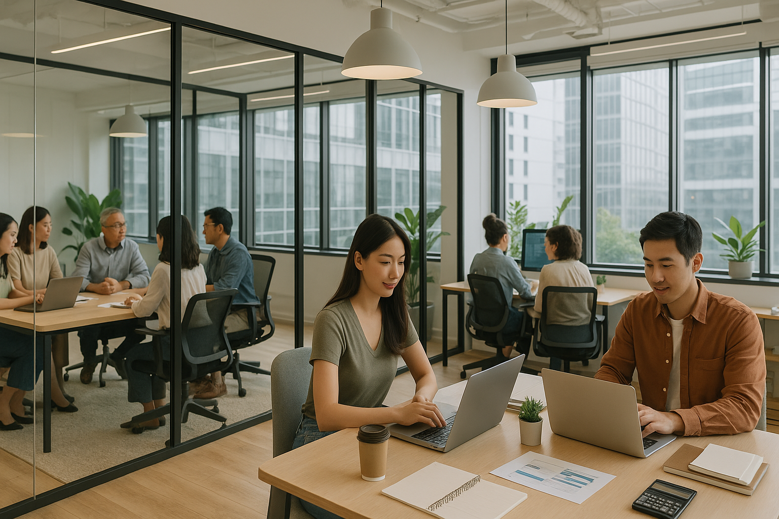 공유 오피스 내부 모습