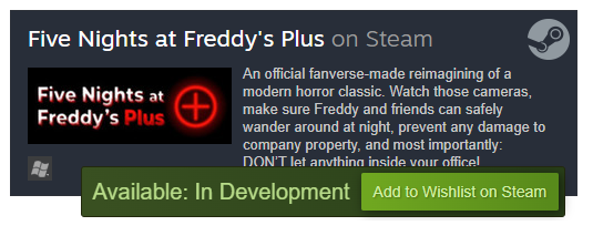 Five Nightsat Freddy&#39;s Plus