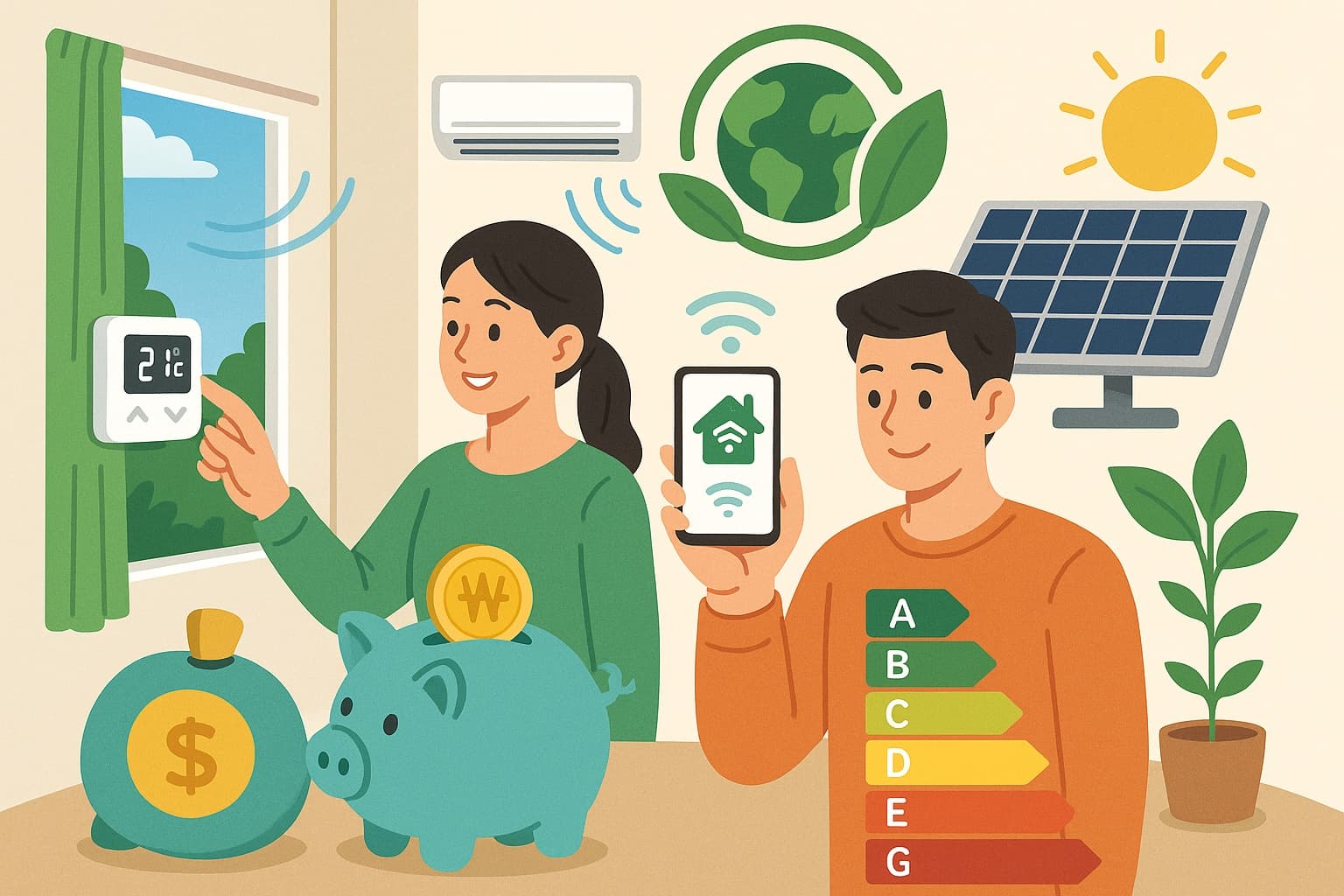 ⚡️🌡️ 2025년 에너지 절약, 냉난방비도 줄이고 환경도 살리는 스마트 가이드 💡🌍