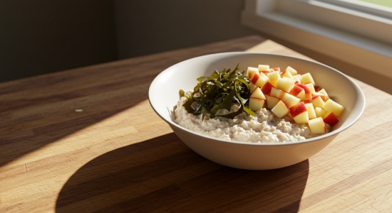 귀리, 다시마, 사과