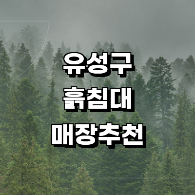 대전 유성구 흙침대