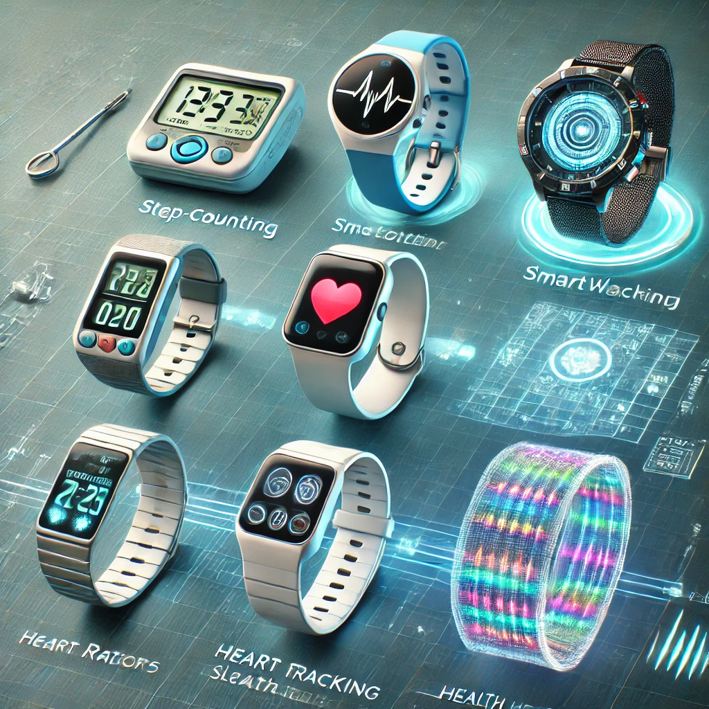 건강을 위한 웨어러블 기기의 진화